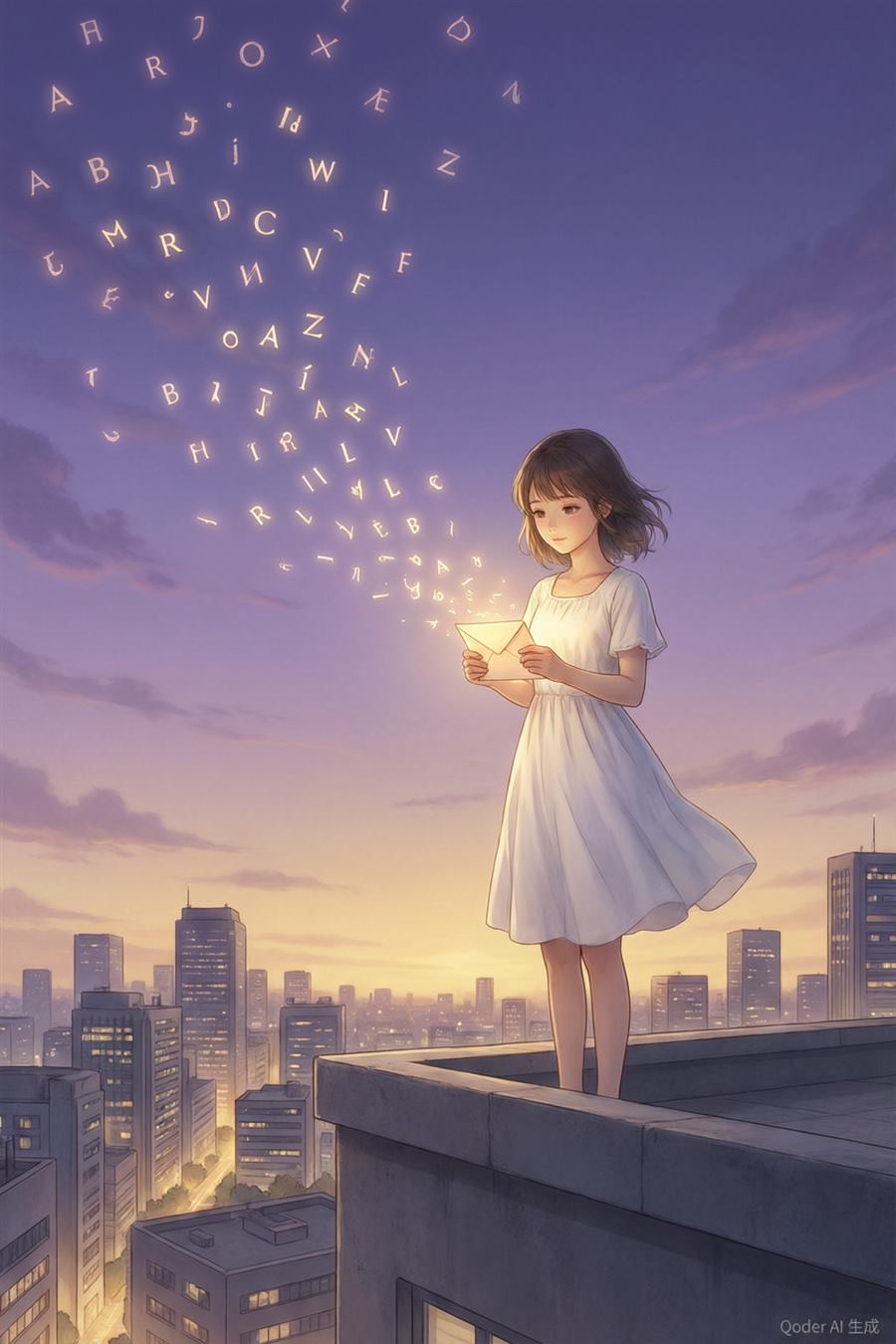 时空信笺 - 都市奇幻AI短剧海报